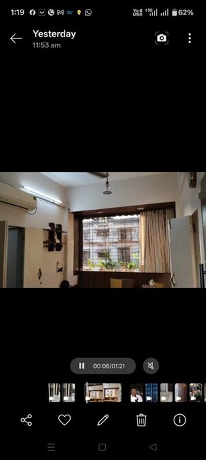 Bedroom in 1 BHK Apartment at Ambedkar Nagar CHS, Worli – for Rent
