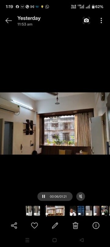 Bedroom in 1 BHK Apartment at Ambedkar Nagar CHS, Worli – for Rent