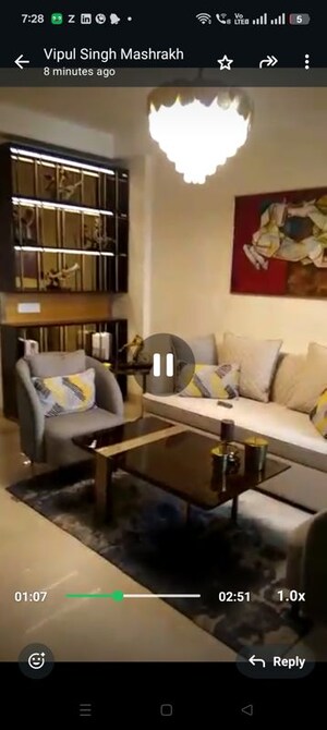 Living Room in 3.5 BHK Apartment at Bestech Park View Altura, Sector 79 – for Sale