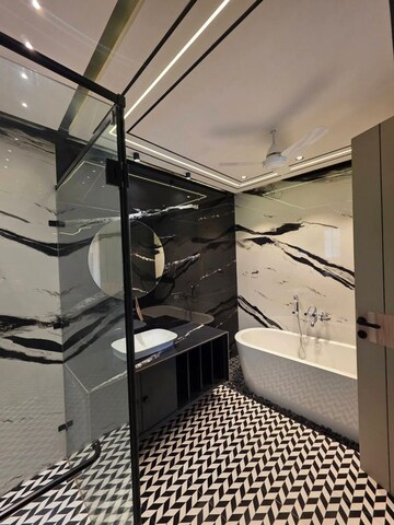 Attached Bathroom in 3 BHK Apartment at DLF Cyber Park, Sector 20 – for Rent