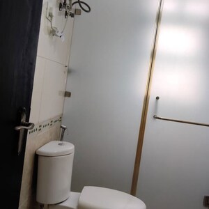 Bathroom in 3 BHK Builder Floor at M2K Aura, Mayfield Garden – for Rent