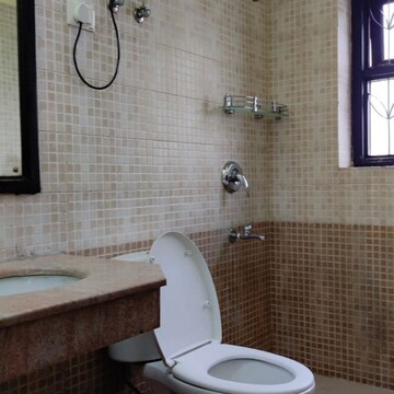 Bathroom in 3 BHK Builder Floor at M2K Aura, Mayfield Garden – for Rent