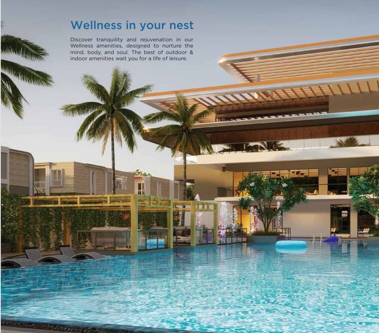 Swimming Pool, sattva-songbird 2.5 Bedroom 1398 Sq.Ft. Apartment In Budigere Cross Bangalore 10062136