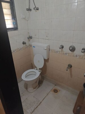 Bathroom in 2 BHK Apartment at Mudit Garden, Kopar Khairane – for Rent