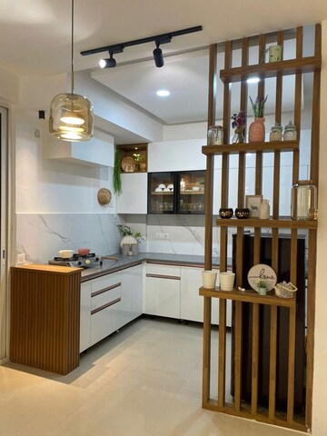 Kitchen in 3.5 BHK Apartment at DLF Cyber Park, Sector 20 – for Rent
