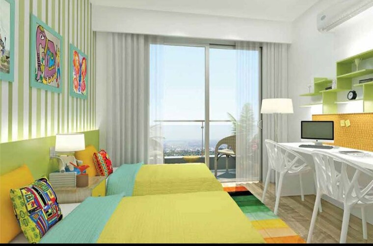 Bedroom, m3m-merlin 3.5 Bedroom 2343 Sq.Ft. Apartment In Sector 67 Gurgaon 10062194