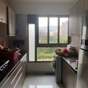 Kitchen in 2 BHK Apartment at The Wadhwa Address Panorama, Ghatkopar West – for Rent