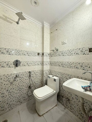 Bathroom in 2 BHK Builder Floor at Saket – for Rent