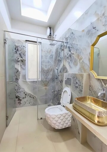 Bathroom in 2 BHK Apartment at Bandra West – for Rent