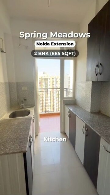 Kitchen in 2 BHK Apartment at Spring Meadows, Tech Zone 4 Greater Noida – for Sale