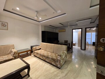 Living Room in 3 BHK Builder Floor at Safdarjung Enclave – for Rent