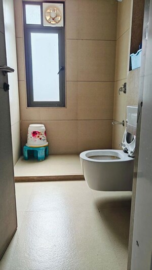 Bathroom in 3 BHK Apartment at VasanA-Bhayli Road – for Rent
