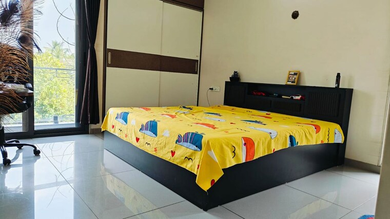 Bedroom, vasana bhayli road 3 Bedroom 1750 Sq.Ft. Apartment In VasanA Bhayli Road Vadodara 10062476