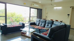 Living Room in 3 BHK Apartment at VasanA-Bhayli Road – for Rent