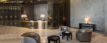 Bathroom in 4 BHK Apartment at Lodha World Crest, Worli – for Rent