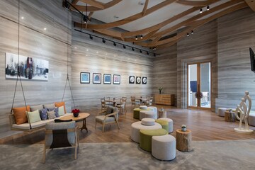 Team Area in 4 BHK Apartment at Lodha World Crest, Worli – for Rent