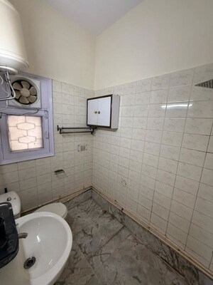 Bathroom in 3 BHK Builder Floor at Nehru Enclave – for Rent
