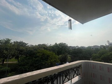 Balcony in 2 BHK Builder Floor at East Of Kailash – for Rent