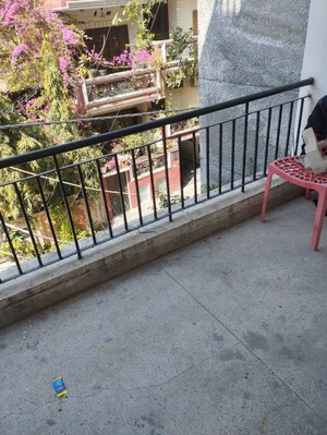 Balcony in 1 BHK Builder Floor at Greater Kailash I – for Rent