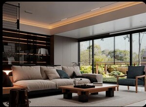 Living Room in 3 BHK Apartment at Elan The Presidential, Sector 106 – for Sale