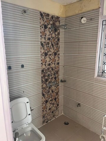 Bathroom in 3 BHK Apartment at Sushant Lok ii – for Rent