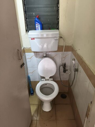 Bathroom in 1 BHK Apartment at Fam CHS, Kopar Khairane – for Rent