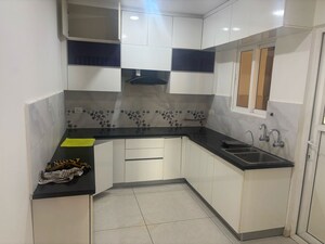 Kitchen in 3 BHK Apartment at Aparna Serene Park, Kondapur – for Rent