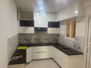 Kitchen in 3 BHK Apartment at Aparna Serene Park, Kondapur – for Rent
