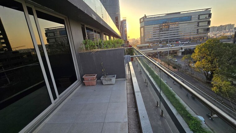 Balcony, sheladia-one-world-west Commercial Office Space 1679 Sq.Ft. In Ambli Ahmedabad 10063063