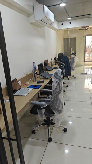 Team Area in  Office Space at Basil Krupal Pathshala City Centre, Ellisbridge – for Rent