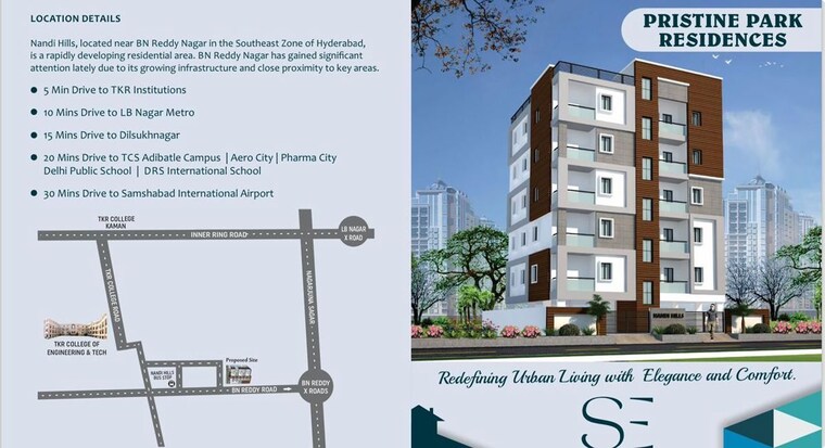 Exterior View, meerpet 2 Bedroom 1155 Sq.Ft. Apartment In Meerpet Hyderabad 10063650