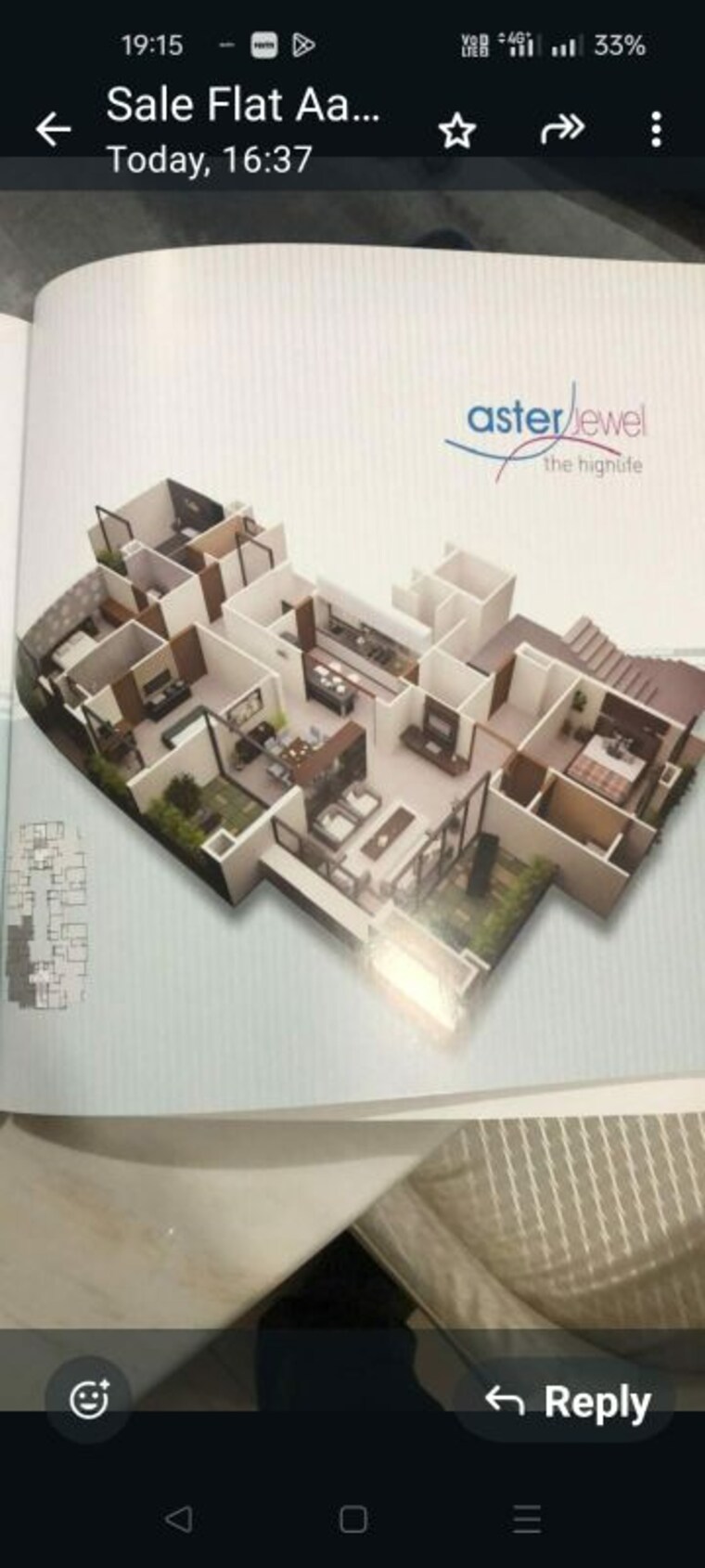 Master Plan, aakriti-aster-jewel 4 Bedroom 2200 Sq.Ft. Apartment In Bawadia Kalan Bhopal 10063687