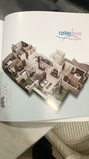 Master Plan in 4 BHK Apartment at Aakriti Aster Jewel, Bawadia Kalan – for Sale