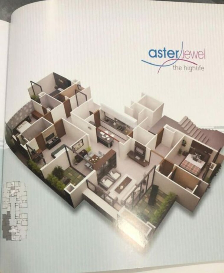Master Plan, aakriti-aster-jewel 4 Bedroom 2200 Sq.Ft. Apartment In Bawadia Kalan Bhopal 10063687