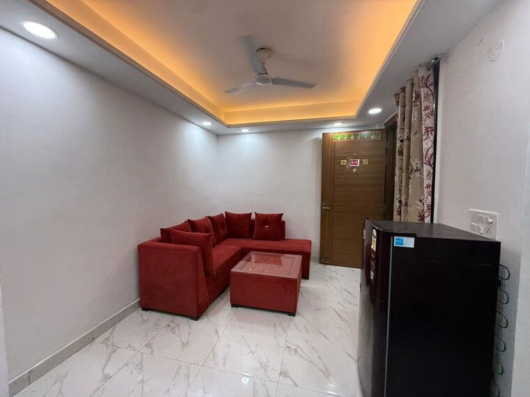 Living Room, saket 1 Bedroom 650 Sq.Ft. Builder Floor In Saket Delhi 10063707