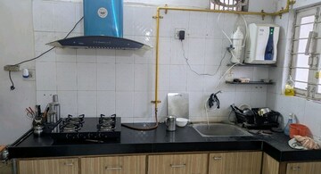 Kitchen in 2 BHK Apartment at Prahlad Nagar – for Rent