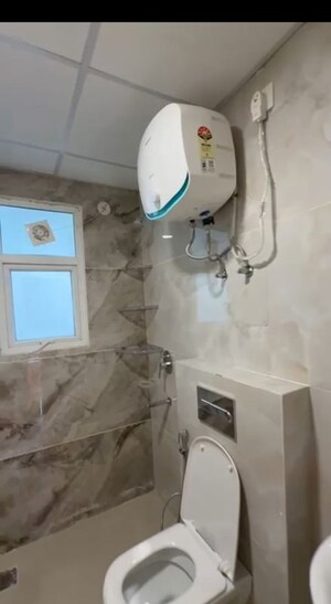 Bathroom in 3 BHK Apartment at Omaxe The Palace, Gomti Nagar – for Rent