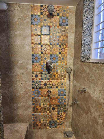 Bathroom in 1.5 BHK Apartment at Bandra West – for Rent