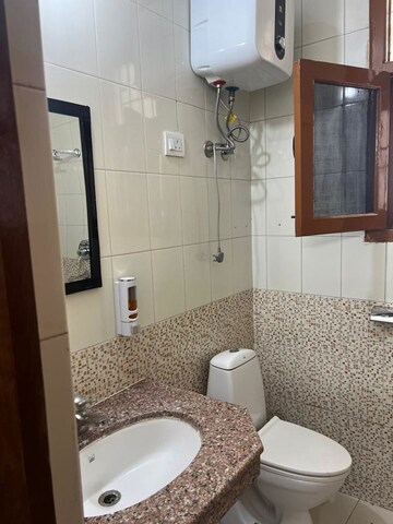 Bathroom in 2 BHK Apartment at NK Sharma Savitry Greens, Lohgarh – for Rent