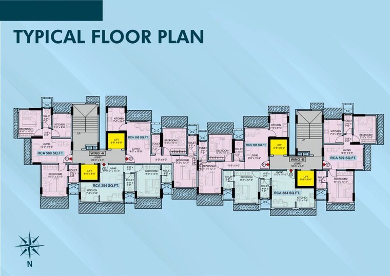 Master Plan, imperial-hava-hira 1 Bedroom 385 Sq.Ft. Apartment In Malad West Mumbai 10063867
