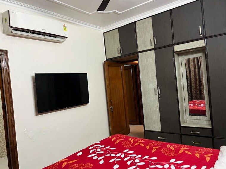 Bedroom, penta-homes 2 Bedroom 1300 Sq.Ft. Apartment In Vip Road Zirakpur 10063949