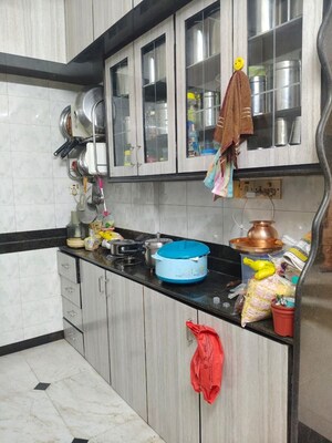 Kitchen in 2 BHK Apartment at Hiranandani Gardens Eternia, Powai – for Rent