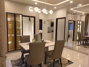 Dining area in 3 BHK Apartment at Abhee Serenity Springs, Bommasandra – for Sale