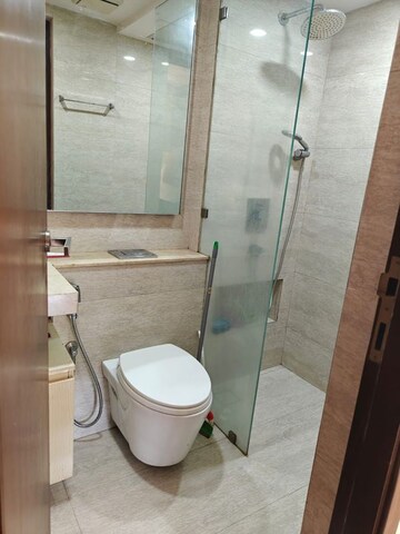 Bathroom in 1 BHK Apartment at Hiranandani Zen Maple, Powai – for Rent