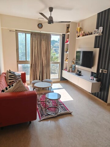 Living Room in 1 BHK Apartment at Hiranandani Zen Maple, Powai – for Rent