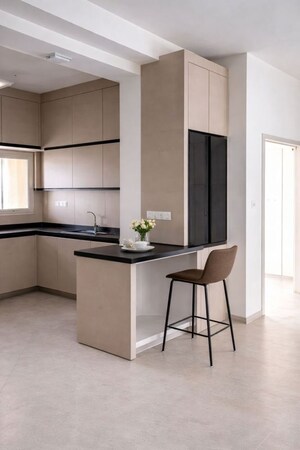 Kitchen in 3 BHK Apartment at Sobha Nesara, Kothrud – for Rent