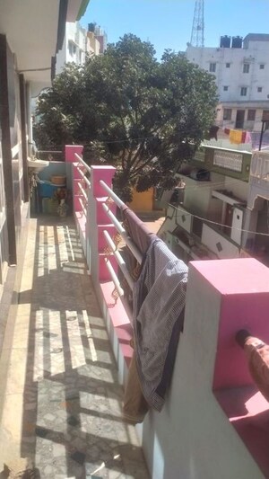 Balcony in 2 BHK Builder Floor at Jalahalli – for Rent