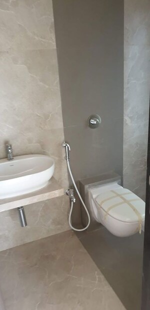 Bathroom in 3 BHK Apartment at Chandak Stella, Goregaon West – for Rent