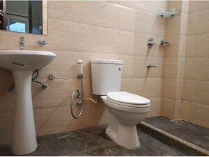 Bathroom in 3 BHK Apartment at Dasnac Burj, Sector 75 – for Rent