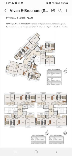 Floor Plan in 2 BHK Apartment at Verdent Boston Harbor, Andheri West – for Sale